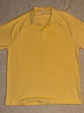 J. Crew Terry cloth polo shirt - Pale Banana - Size XL